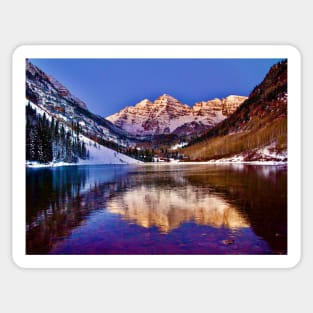 Maroon Bells Sunrise Sticker